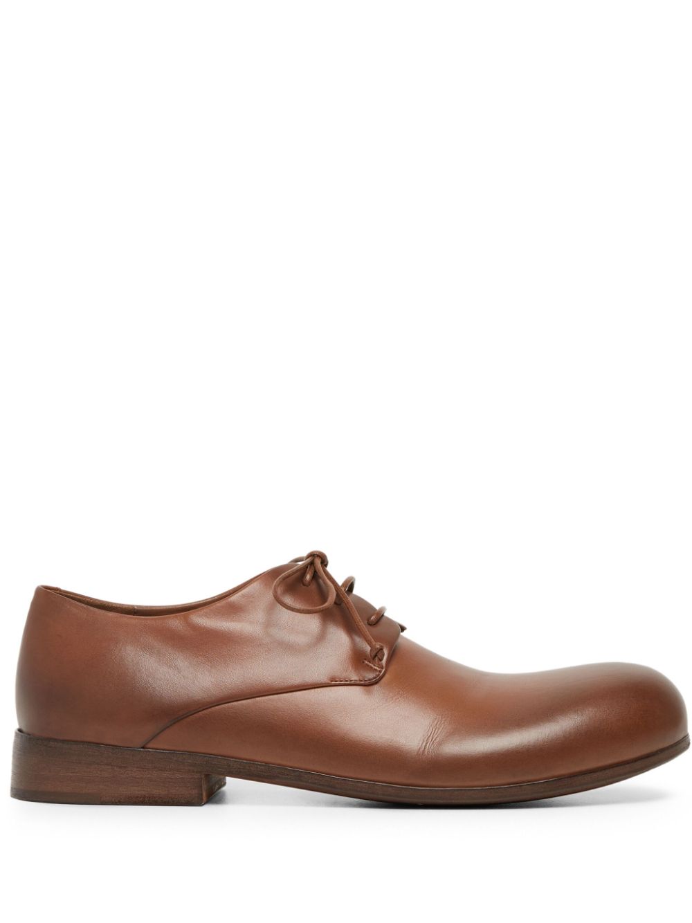 Zucca Media leather derby shoes - Brown
