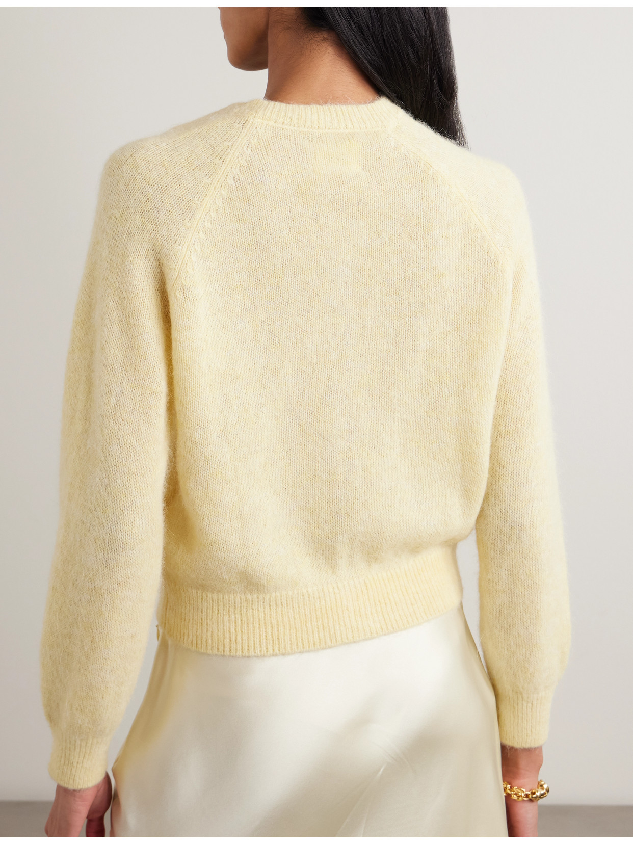 Petra Knitted Cardigan - Yellow
