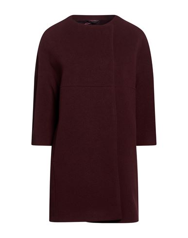 Icons Woman Coat Brick Size 12 Wool, Polyamide, Cashmere