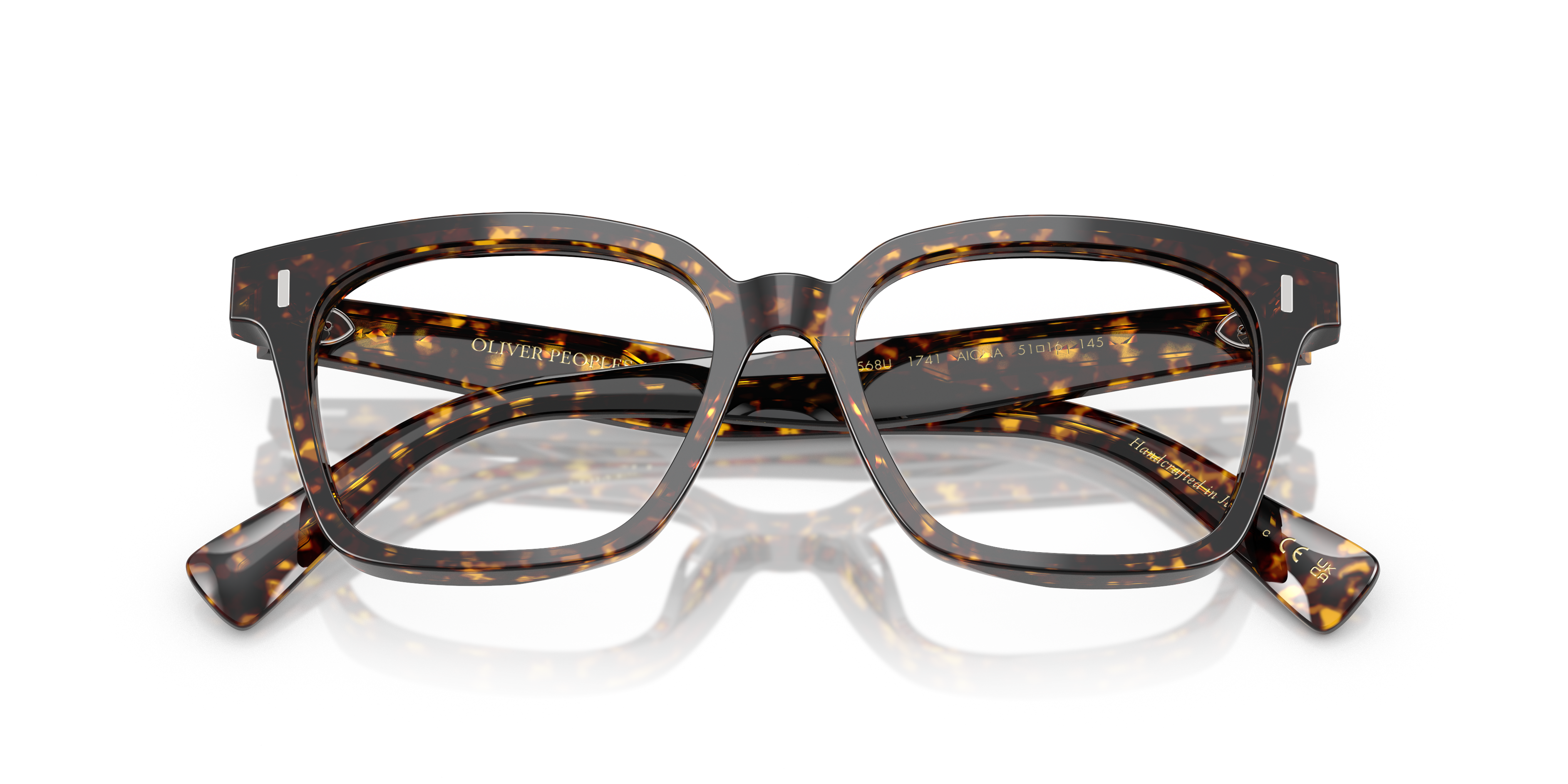 Oliver Peoples Damen Oliver Peoples OV5568U AIONA 1741 Optische Fassungen Acetat Schildkröte Transparent Pillow Norma