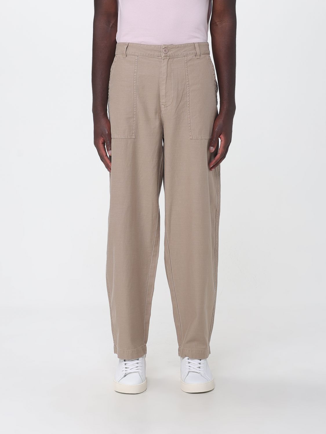 Pants Men color Beige