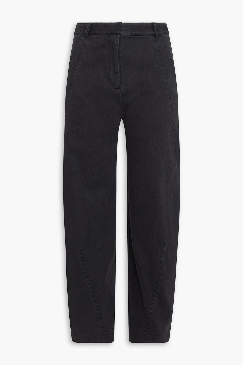 High-rise tapered jeans - Black - UK 14