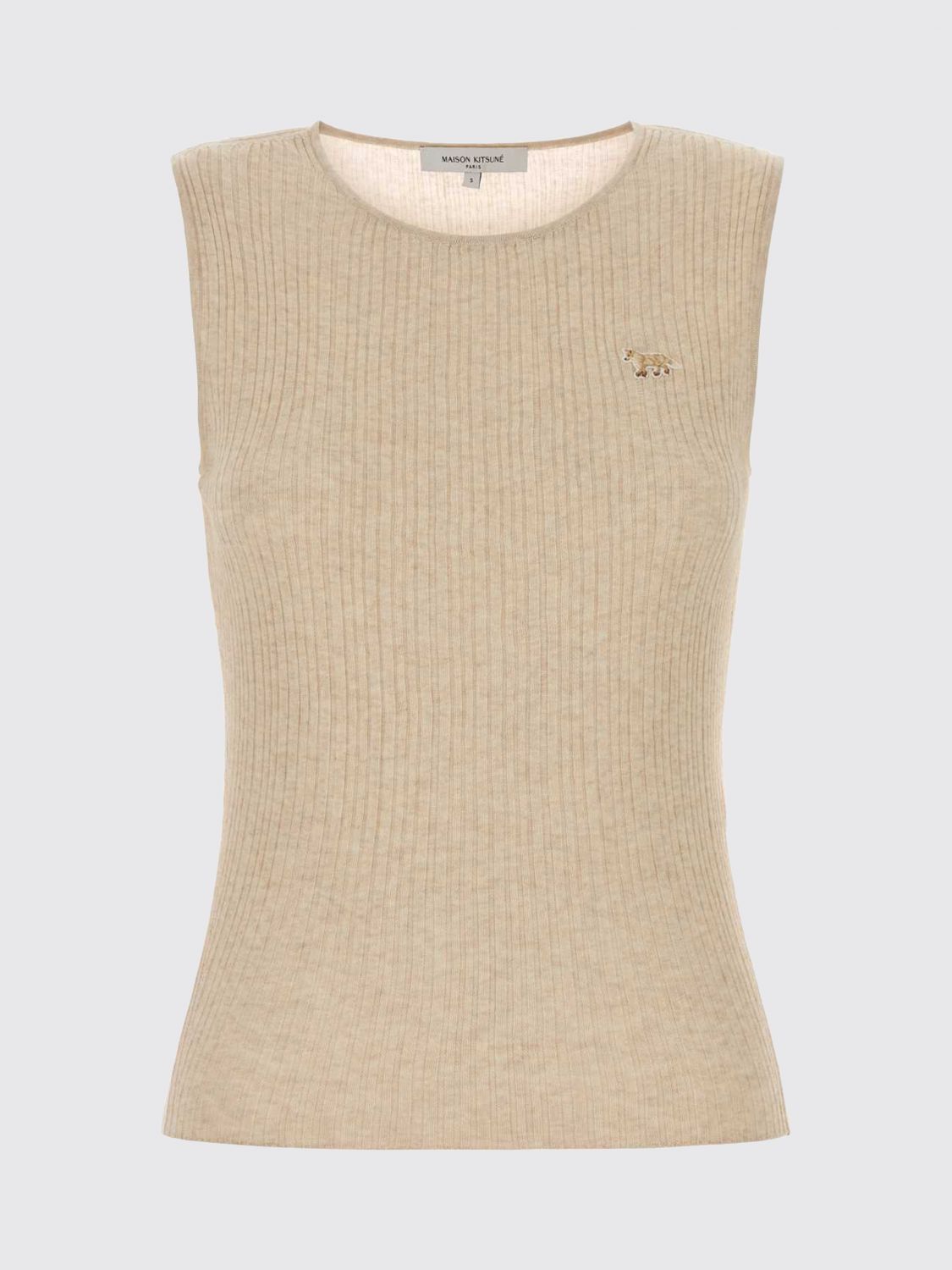 MAISON KITSUNÉ Sweater Woman color Beige