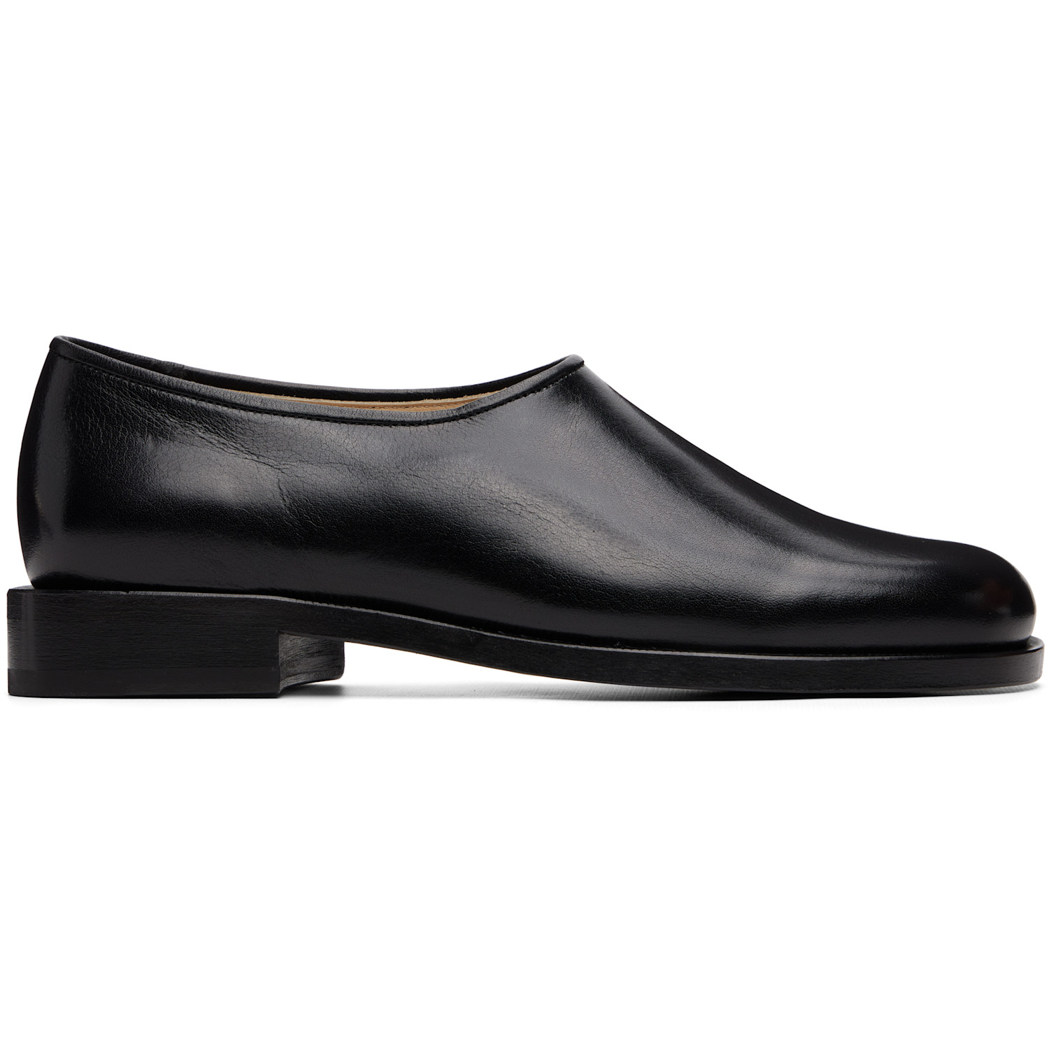 Black Anatomic Slip On Loafers