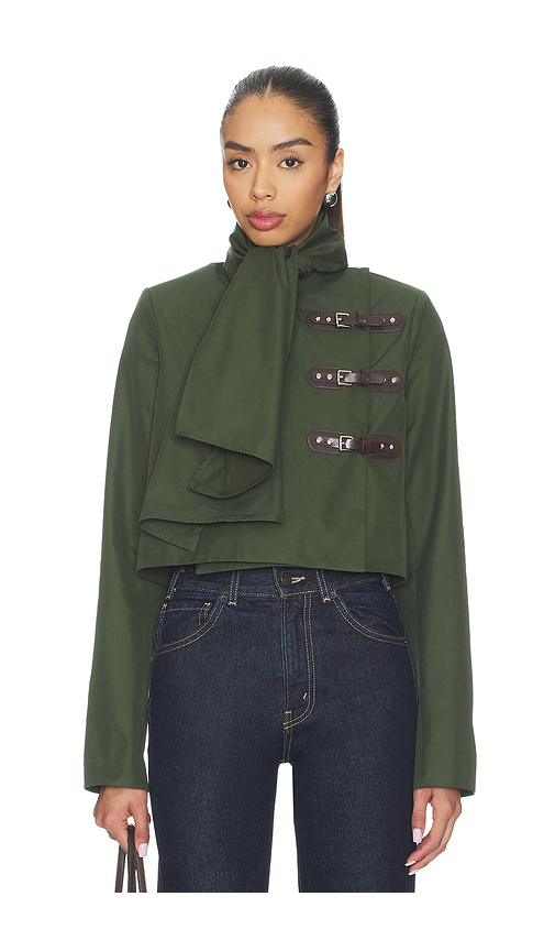Lovers and Friends Florence Jacket in Dark Green. L. Also in M, S, XL