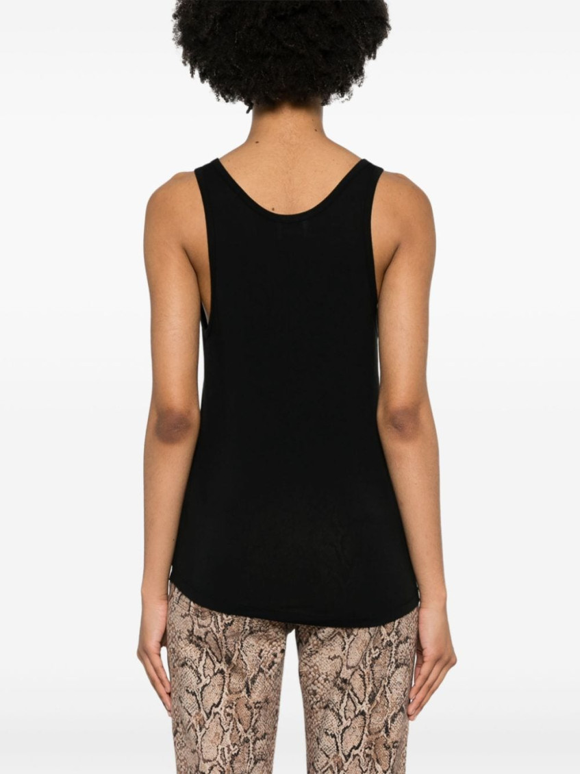Black Malia Jersey Tank Top