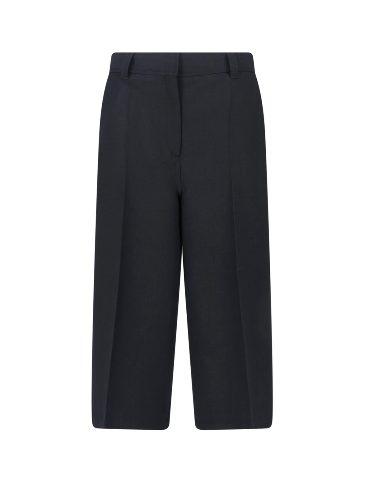 Women's Tailored Trousers in Wool-Blend with Stretch