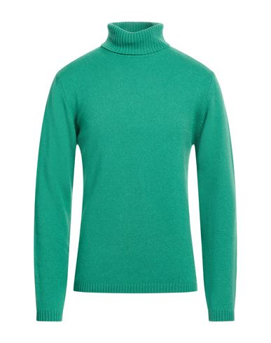 Man Turtleneck Green Size L Merino Wool