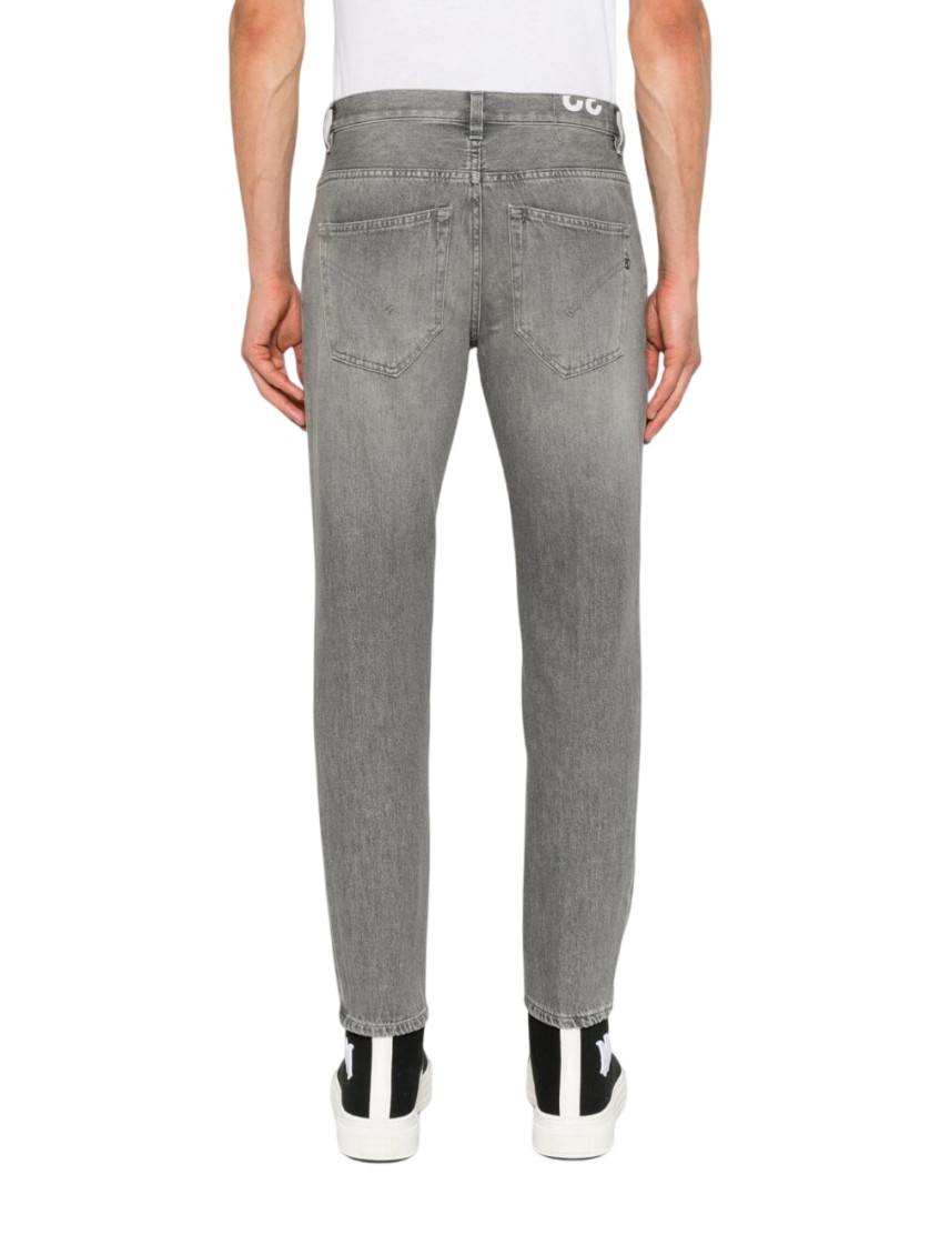 Grey Mid Rise Jeans