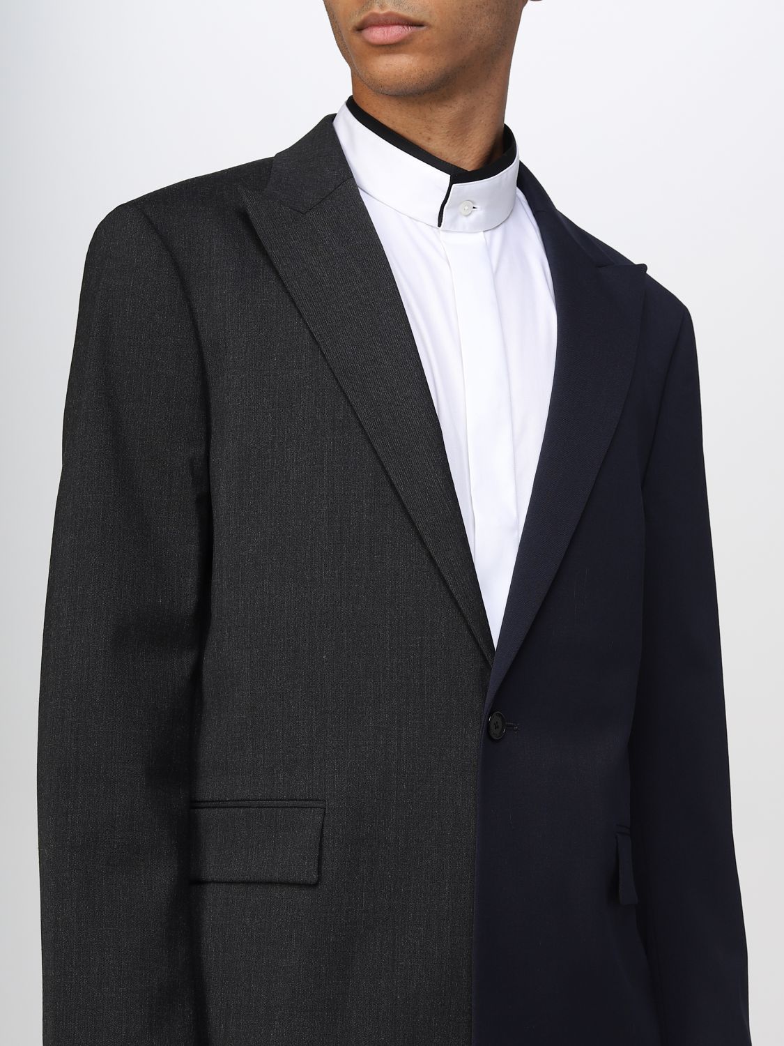 Blazer Men color Blue