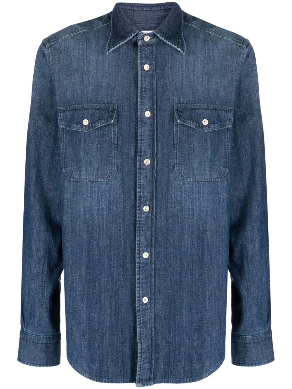 - Denim Button-down Shirt