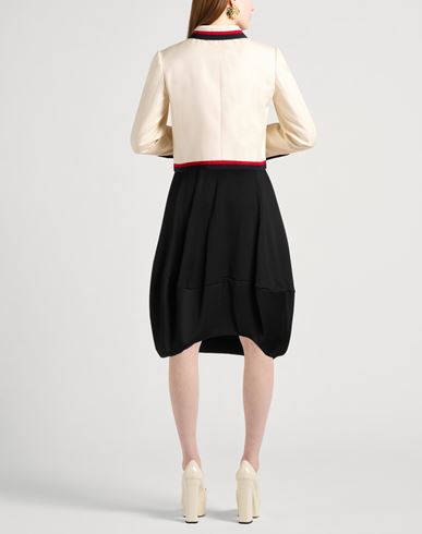 Woman Midi skirt Black Size M Virgin Wool