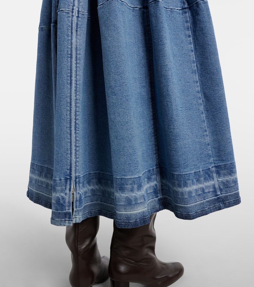 Bowen denim maxi dress