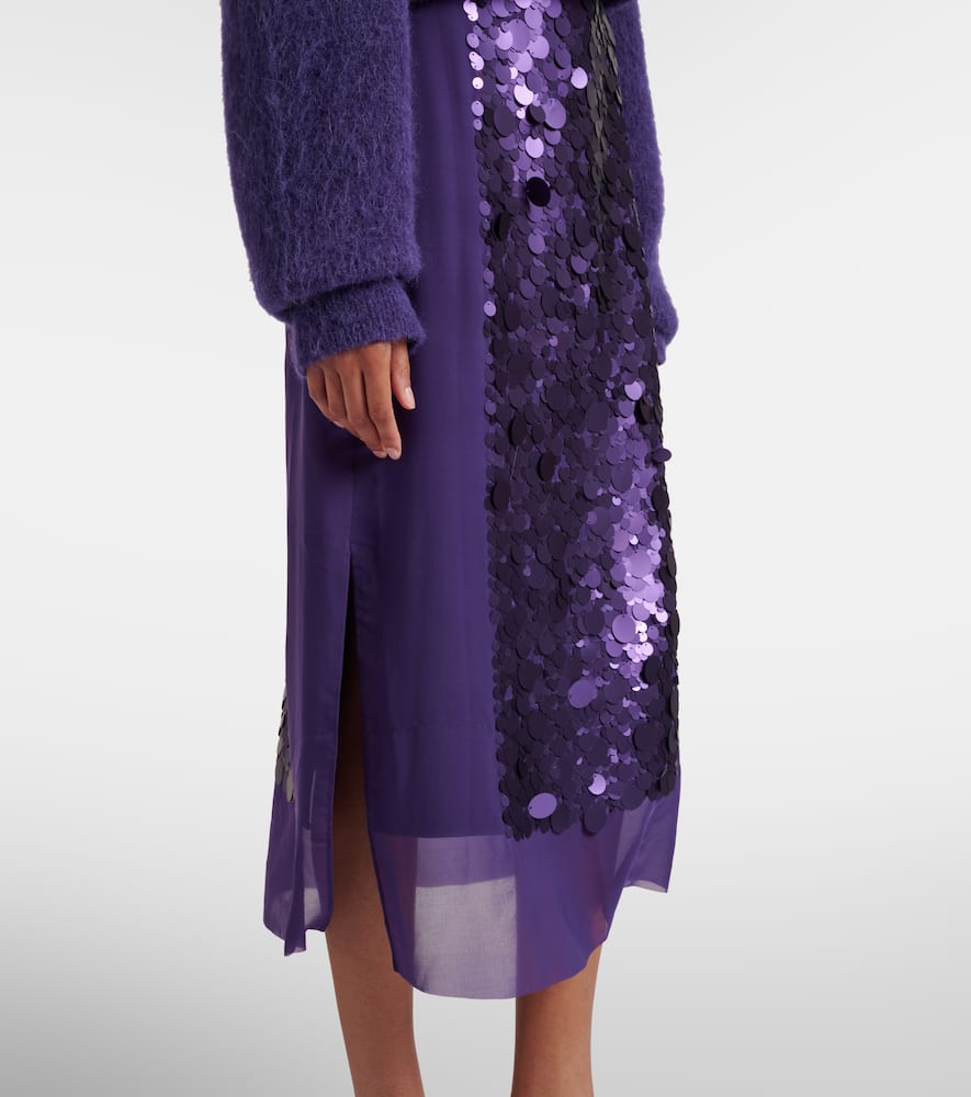 Cambo sequined midi skirt