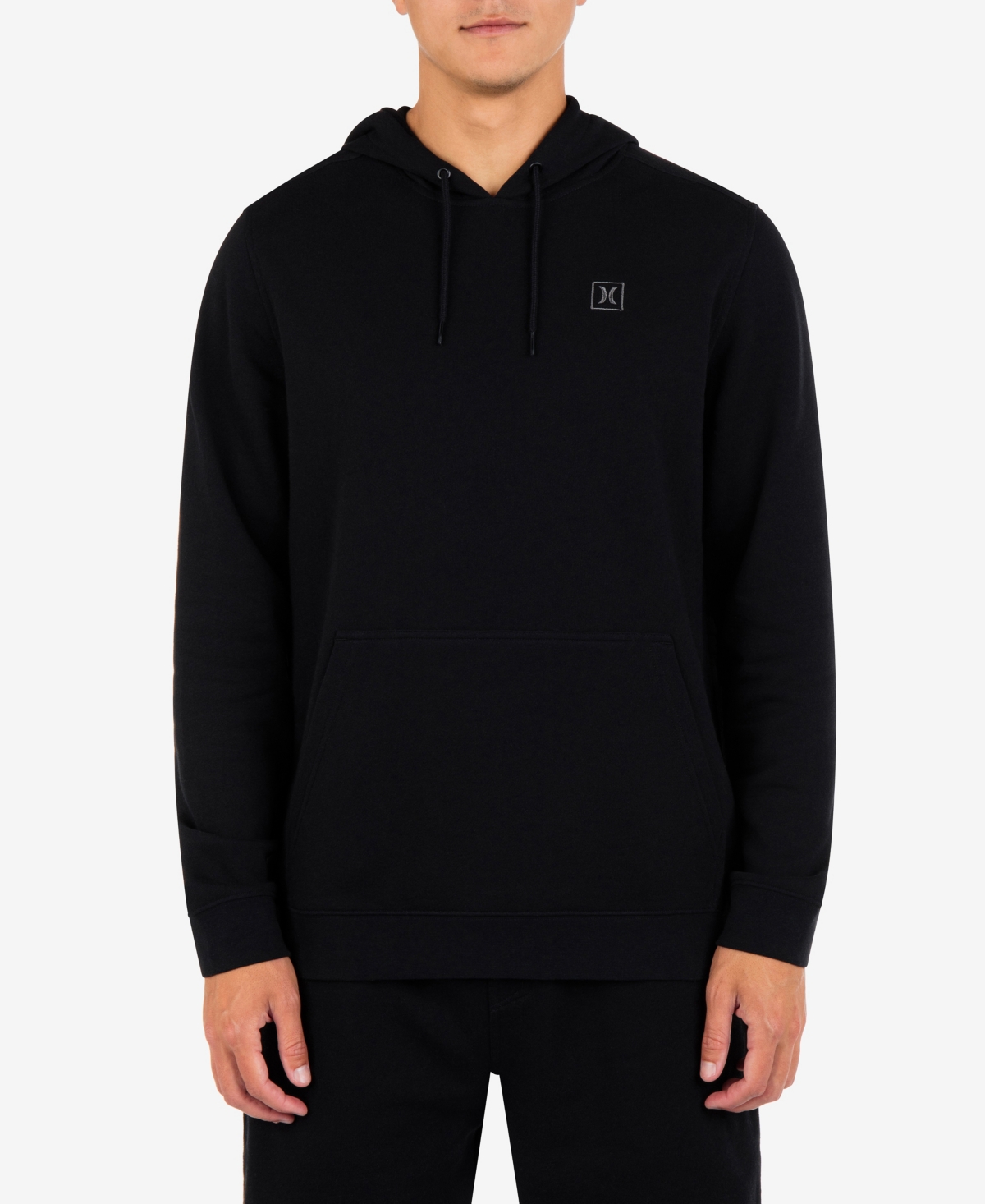 Men's Icon Boxed Pullover Hooded Sweatshirt - Black