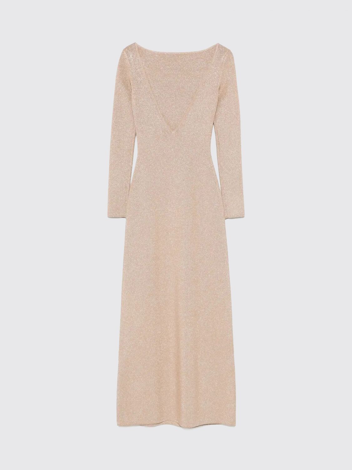 Boat-neck dress - Neutrals