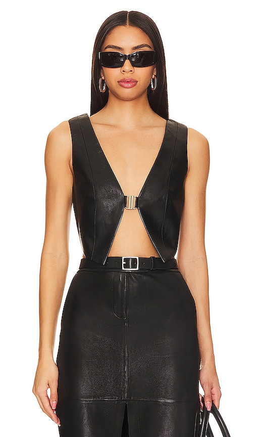 LAMARQUE Estrella Vest in Black. L. Also in