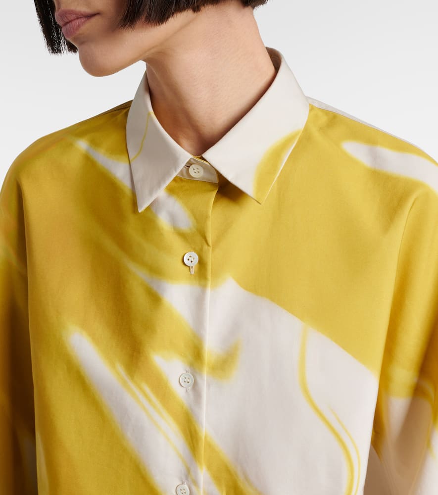 Printed cotton shirt