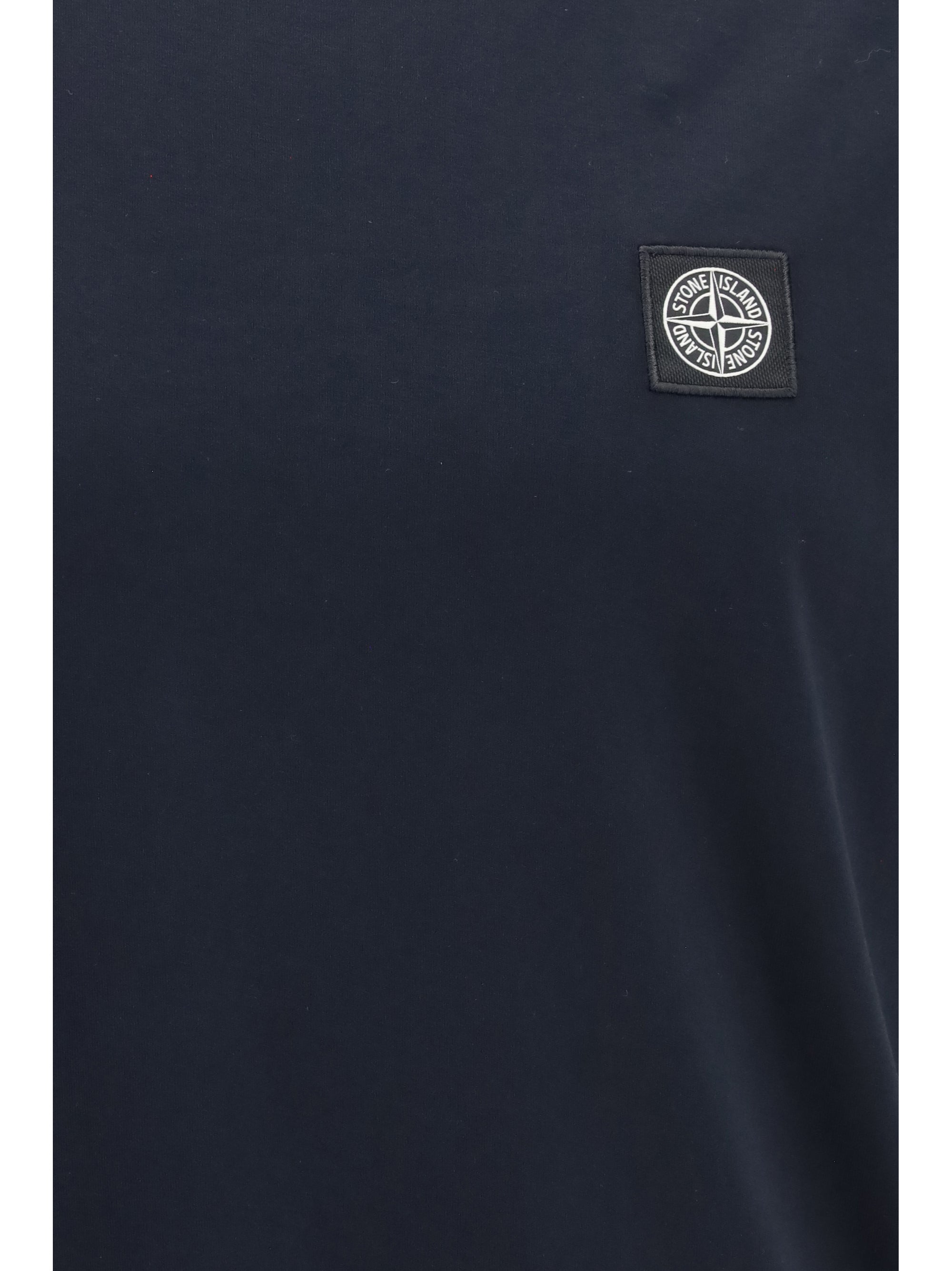 Logo-Patch T-Shirt — Navy