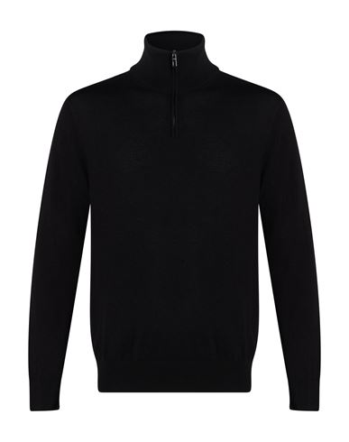 Man Turtleneck Black Size 40 Virgin Wool