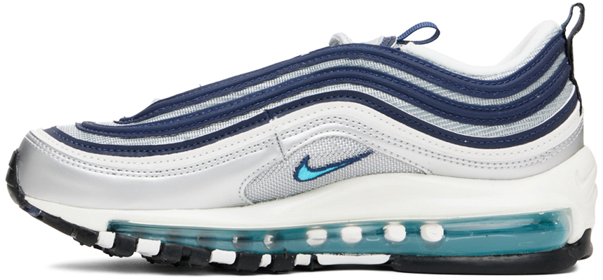Navy & Silver Air Max 97 Sneakers
