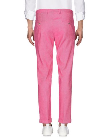 Man Jeans Fuchsia Size 40 Cotton, Linen, Elastane