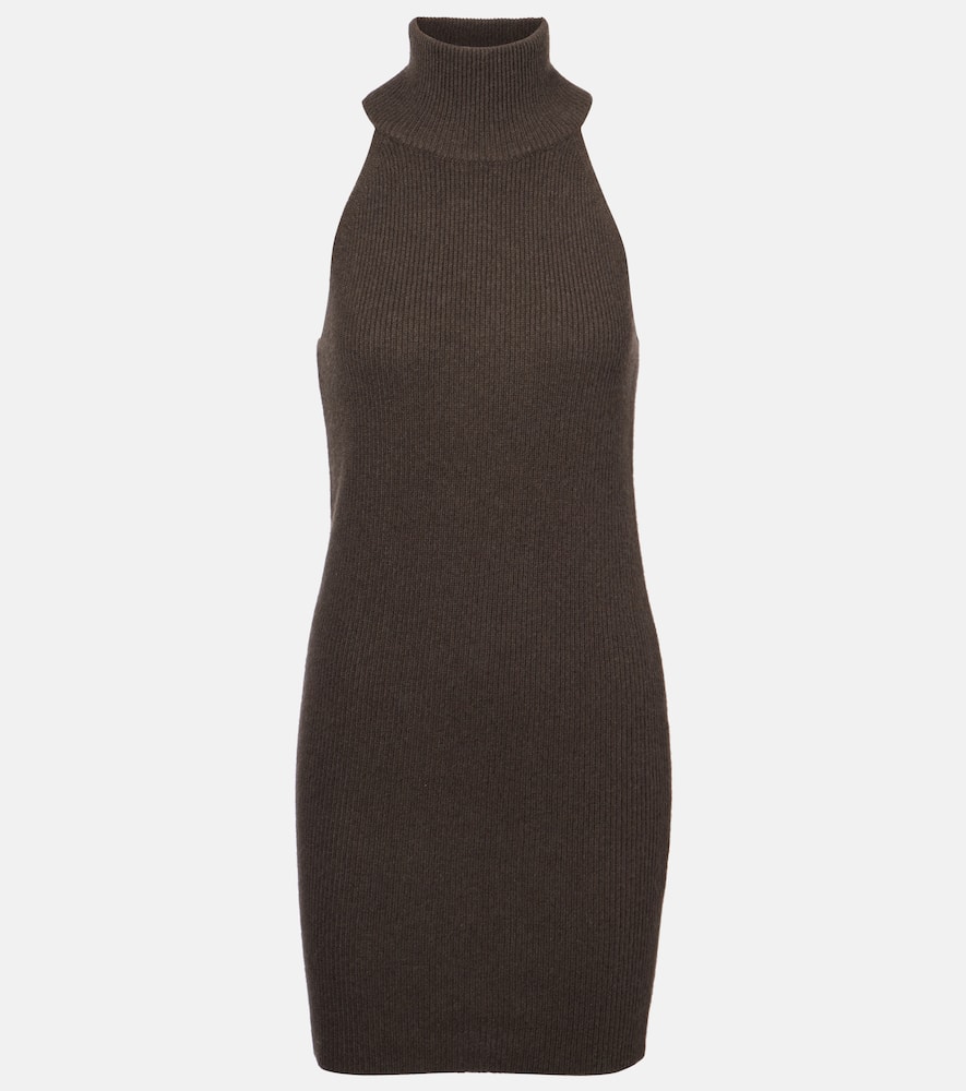 Lisa cashmere turtleneck minidress