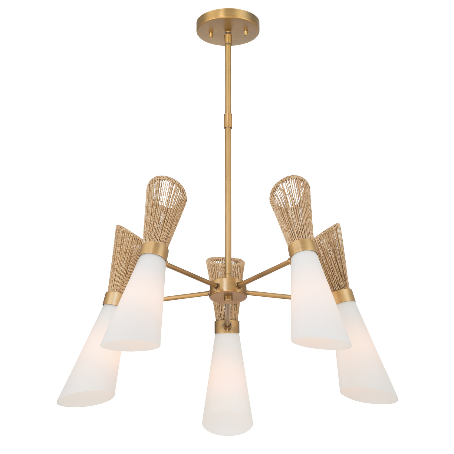 Legacy Brass Chandelier from the Vantrel Collection