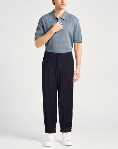 Man Pants Midnight blue Size 38 Virgin Wool