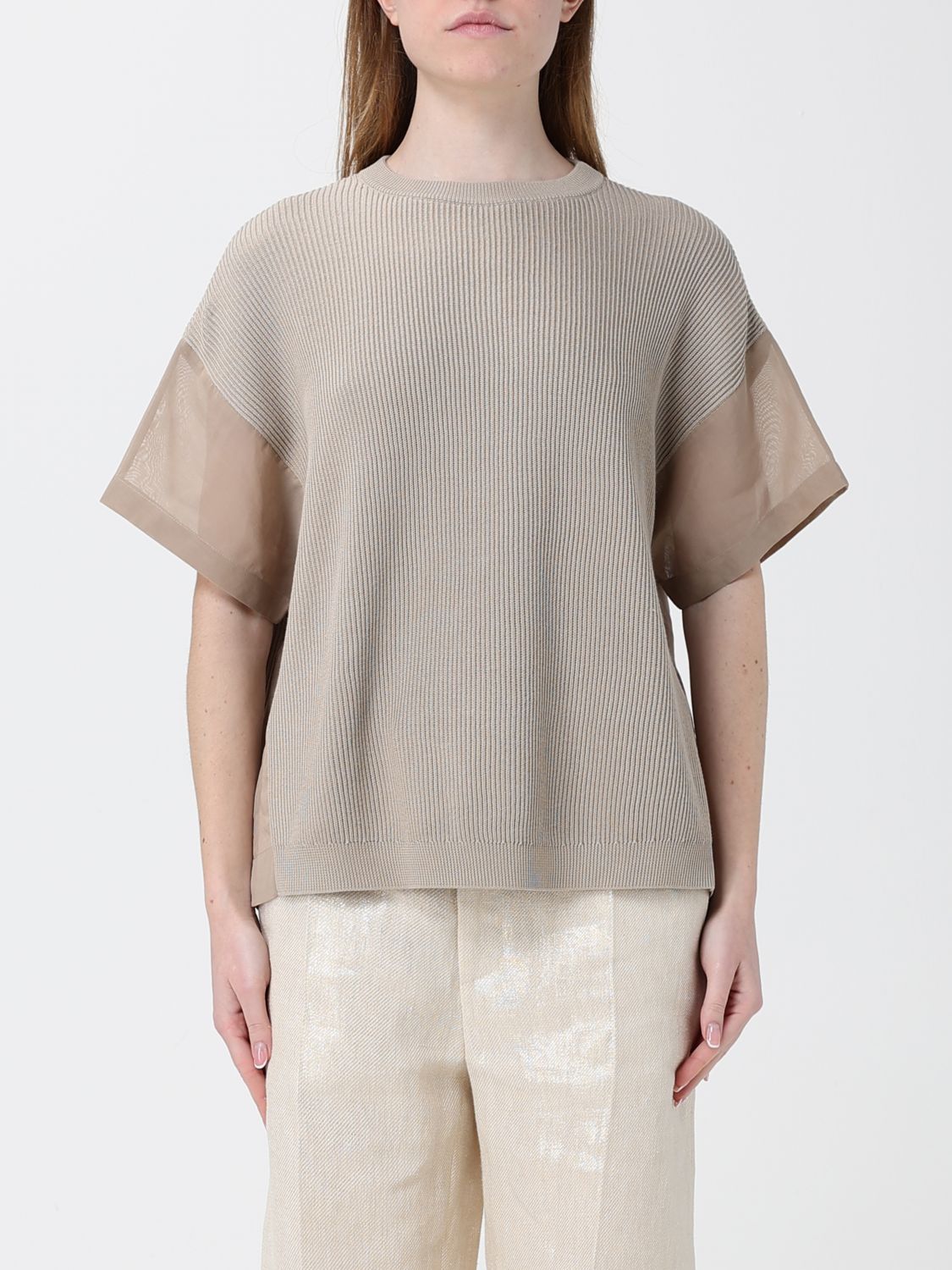 Sweater Woman color Brown