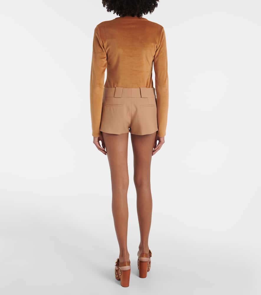 Chloé Virgin wool shorts