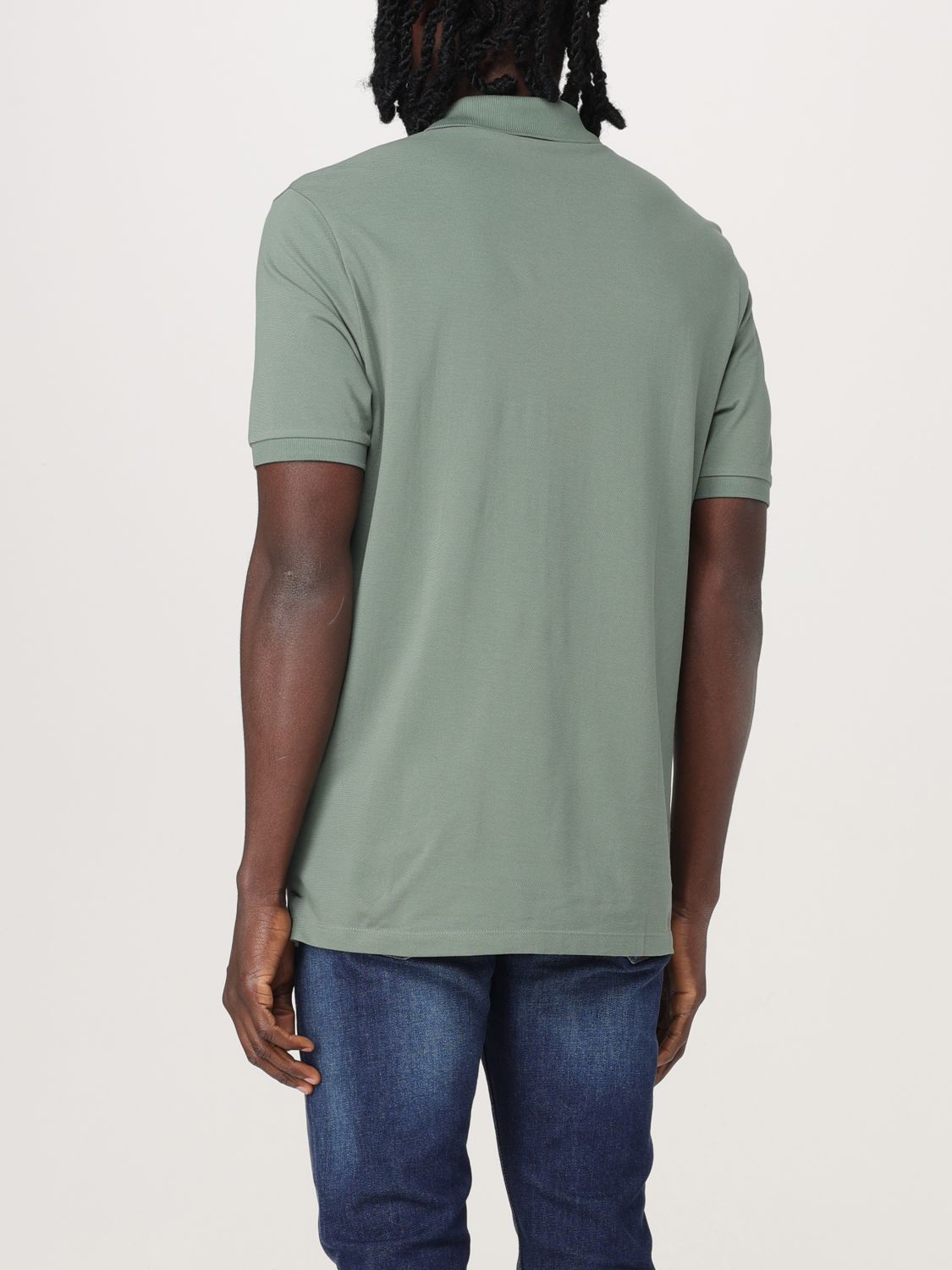 Polo Shirt Men color Green