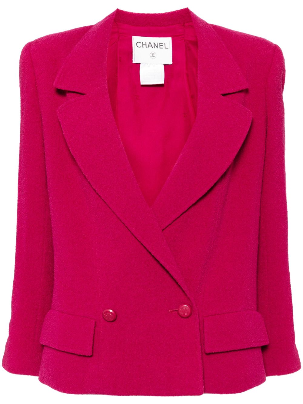 1998 CC mark buttons jacket - Pink