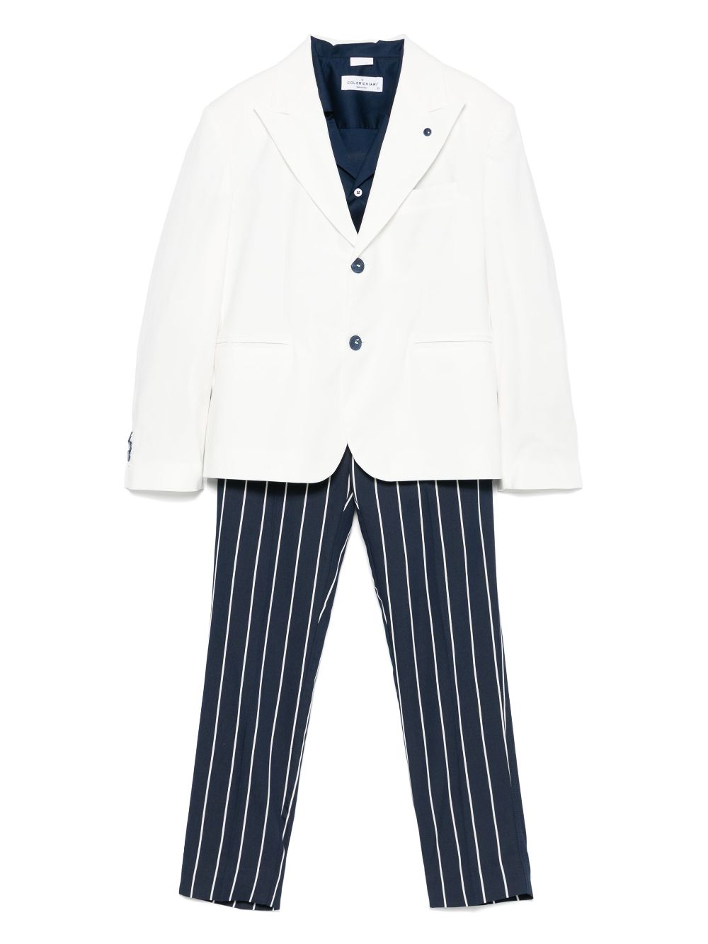 Single-breasted suit - White