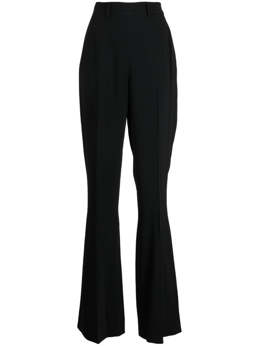 Crystal-embellished straight-leg trousers - Black