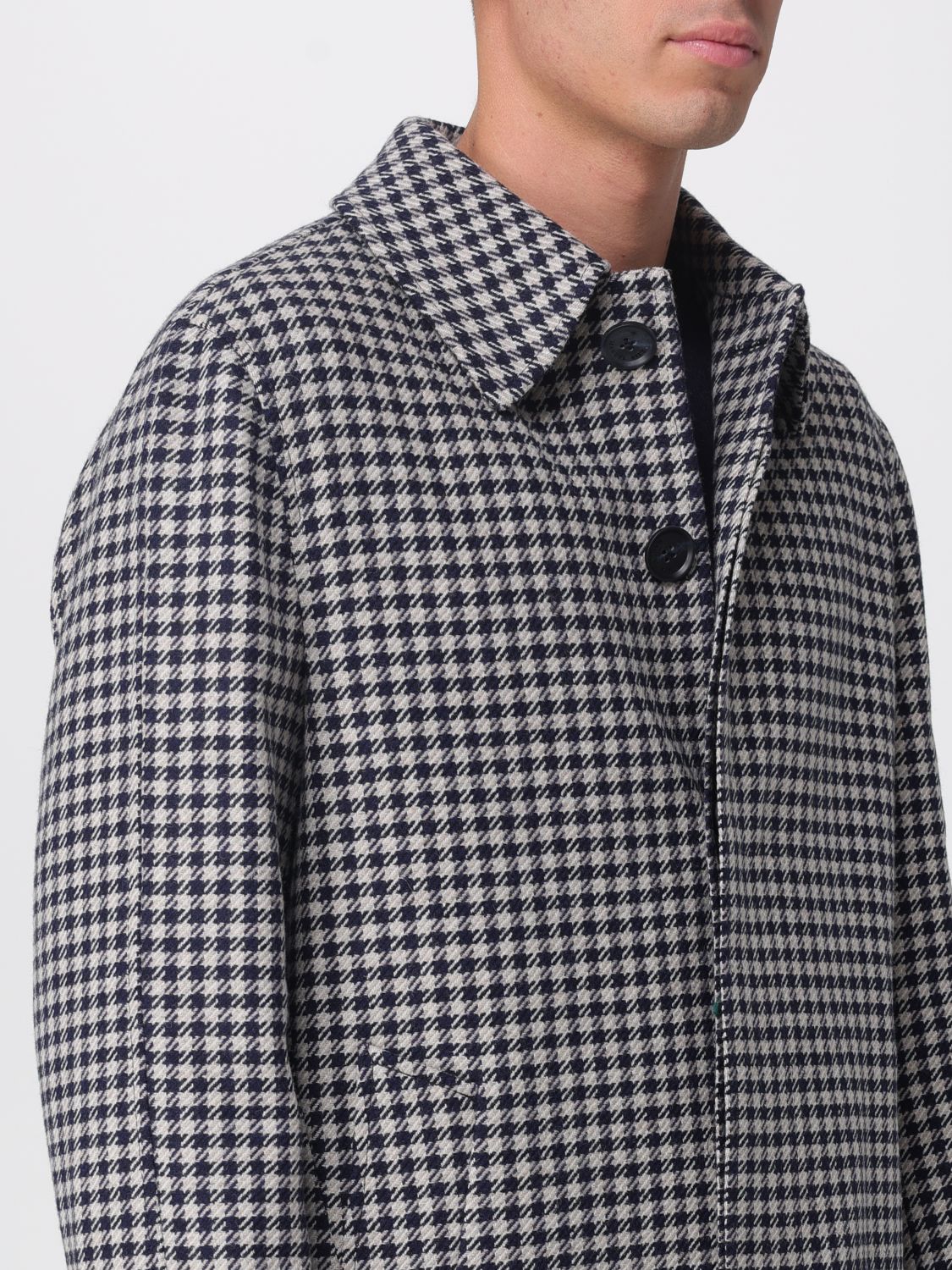 Coat Men color Multicolor
