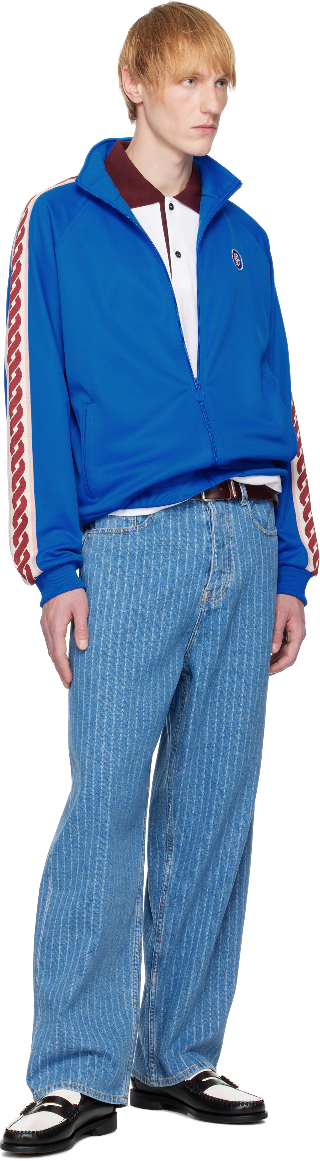 Drôle De Monsieur Blue 'Le Track Jacket Tresse' Track Jacket