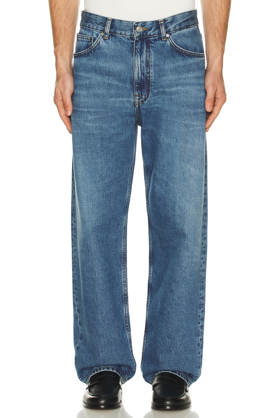 Otis Jean in Medium Washed - Blue. 33 also