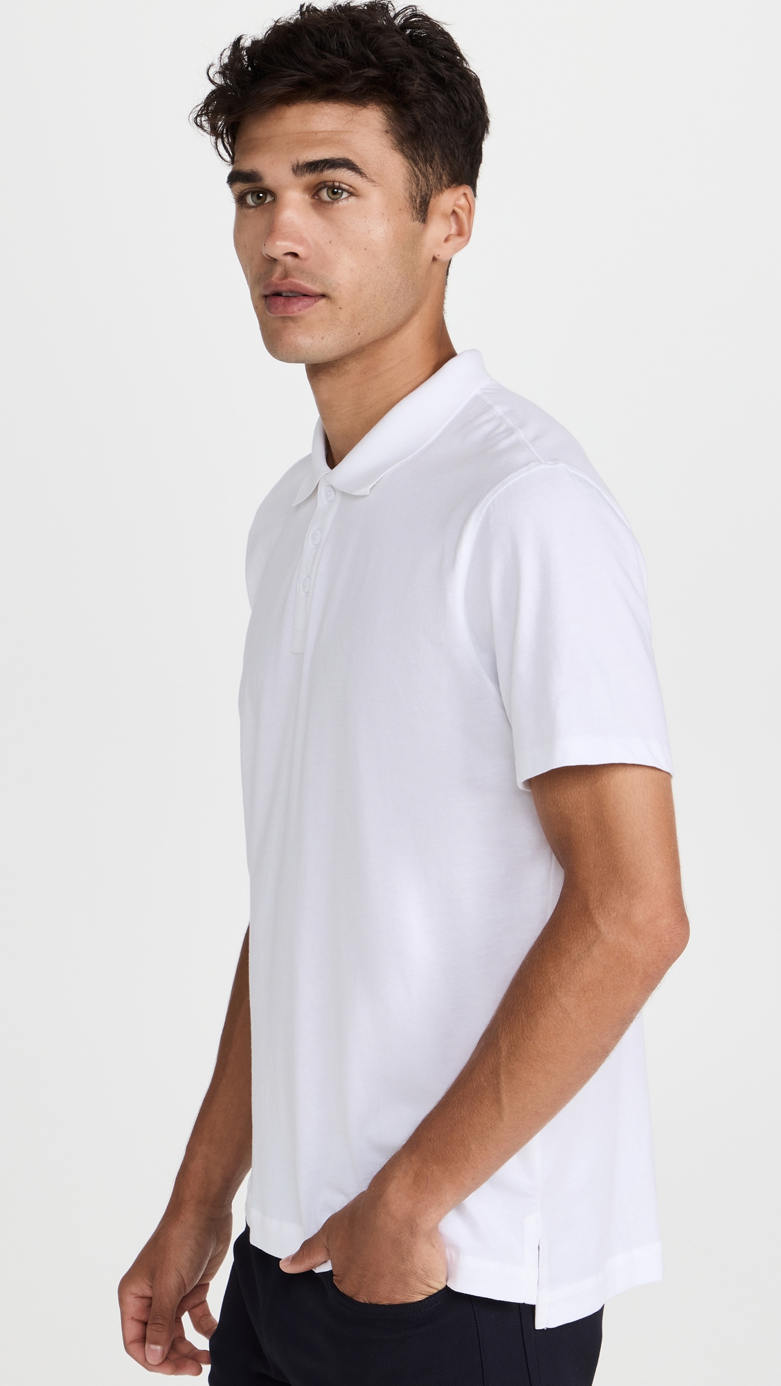 Classic Jersey Polo White