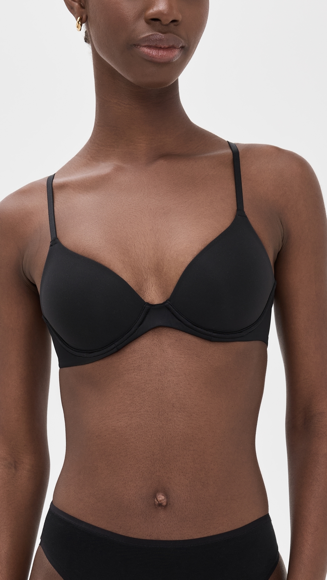 Soft Focus Convertible Demi T-Shirt Bra Black 34DD