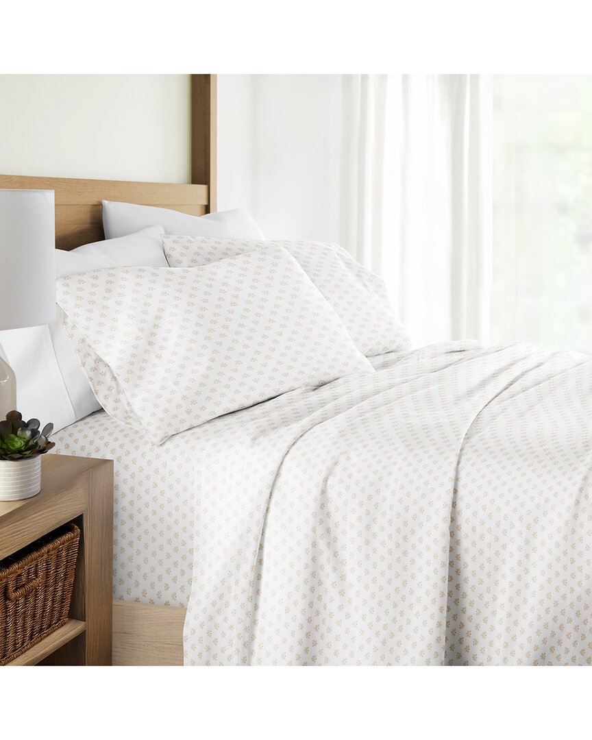 300 Thread Count 4Pc Cotton Pattern Sheet Set