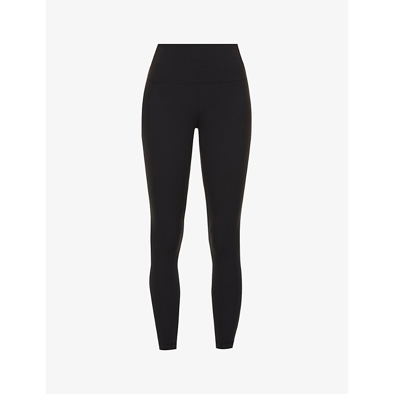 Womens Black Align Pocket-detail High-rise Stretch-knit Leggings