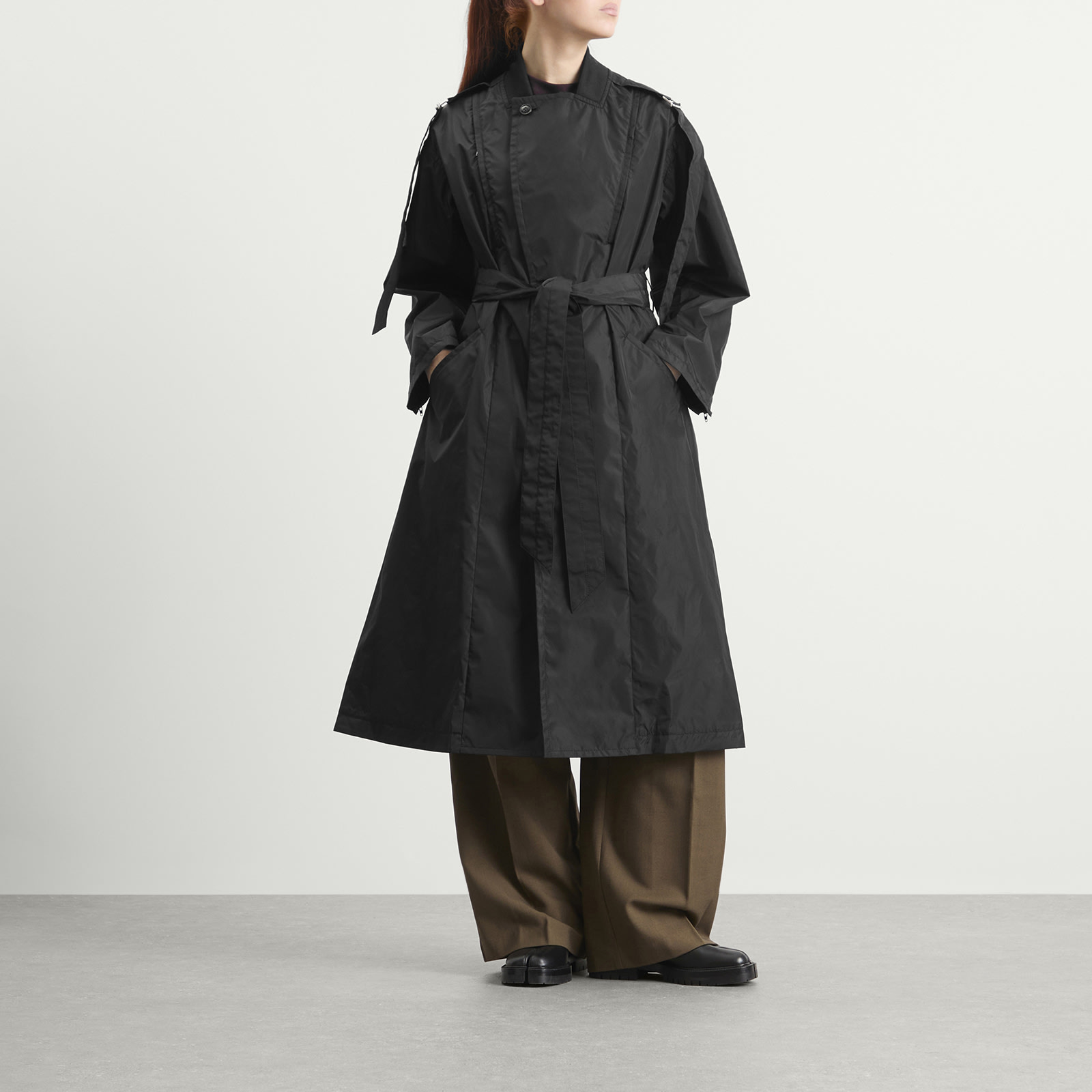 Women's TOGA Taffeta Coat in Black