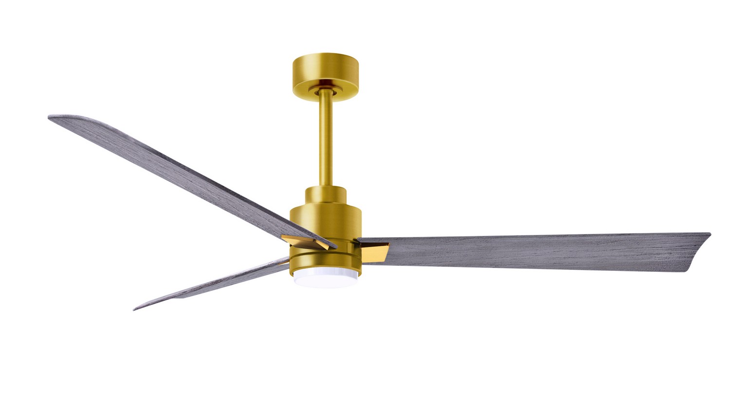 Brushed Brass 56" Ceiling Fan from the Alessandra - LK Collection