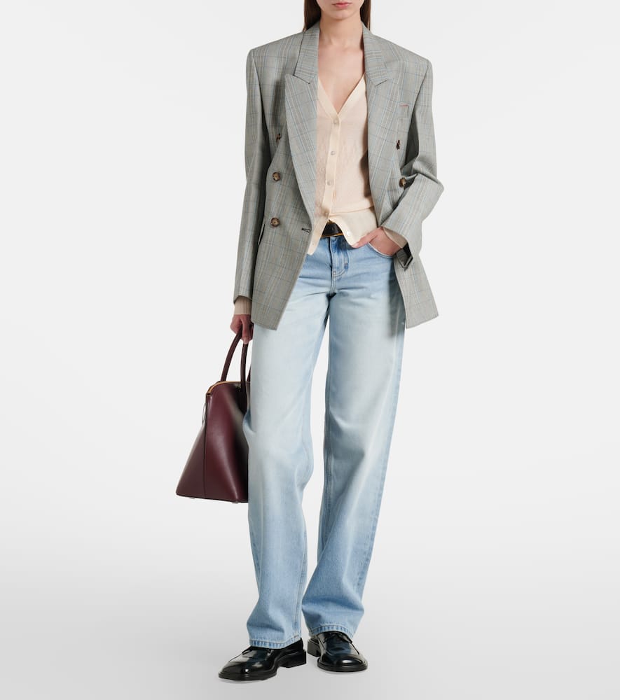 Cotton-blend cardigan