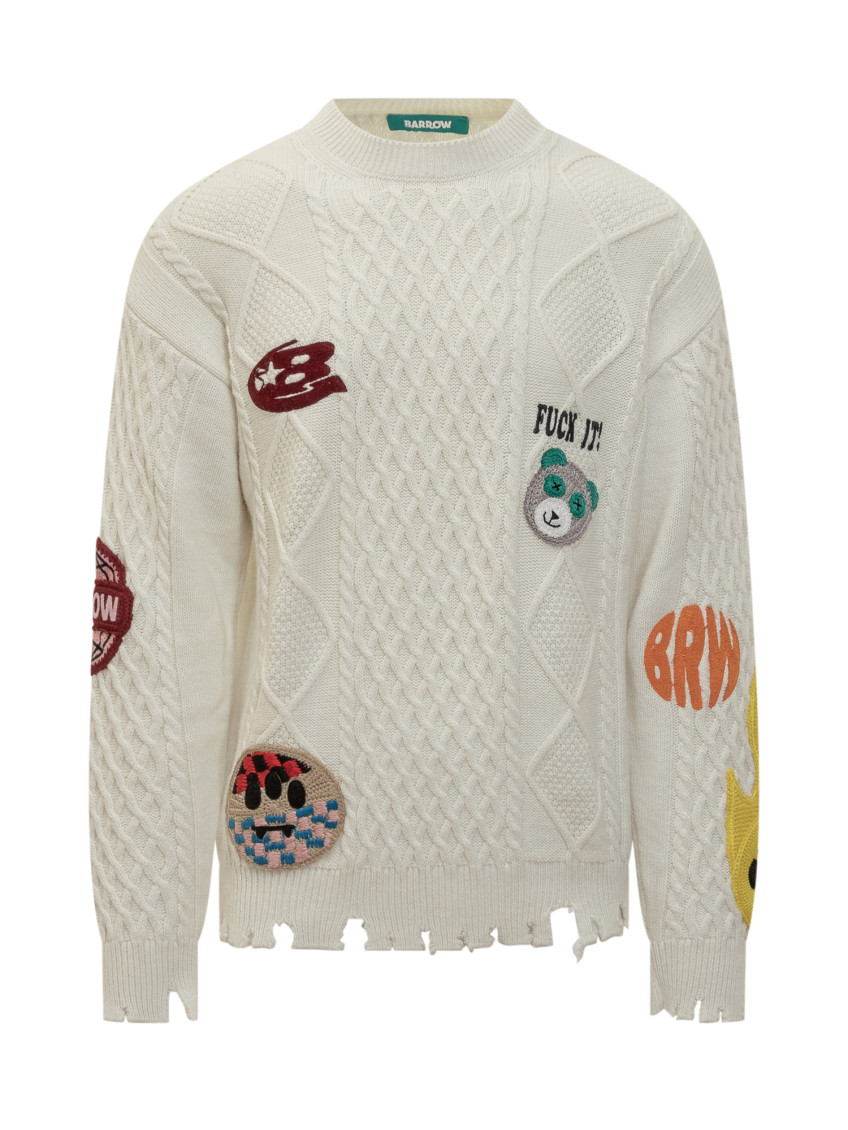 Off White Regular Sweaters