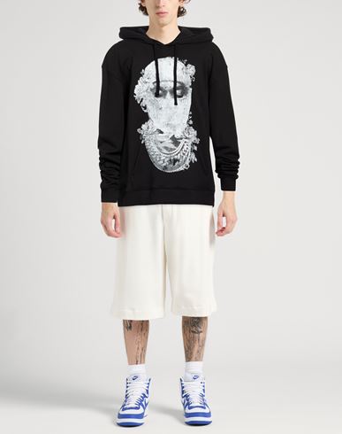 Man Sweatshirt Black Size XXL Cotton
