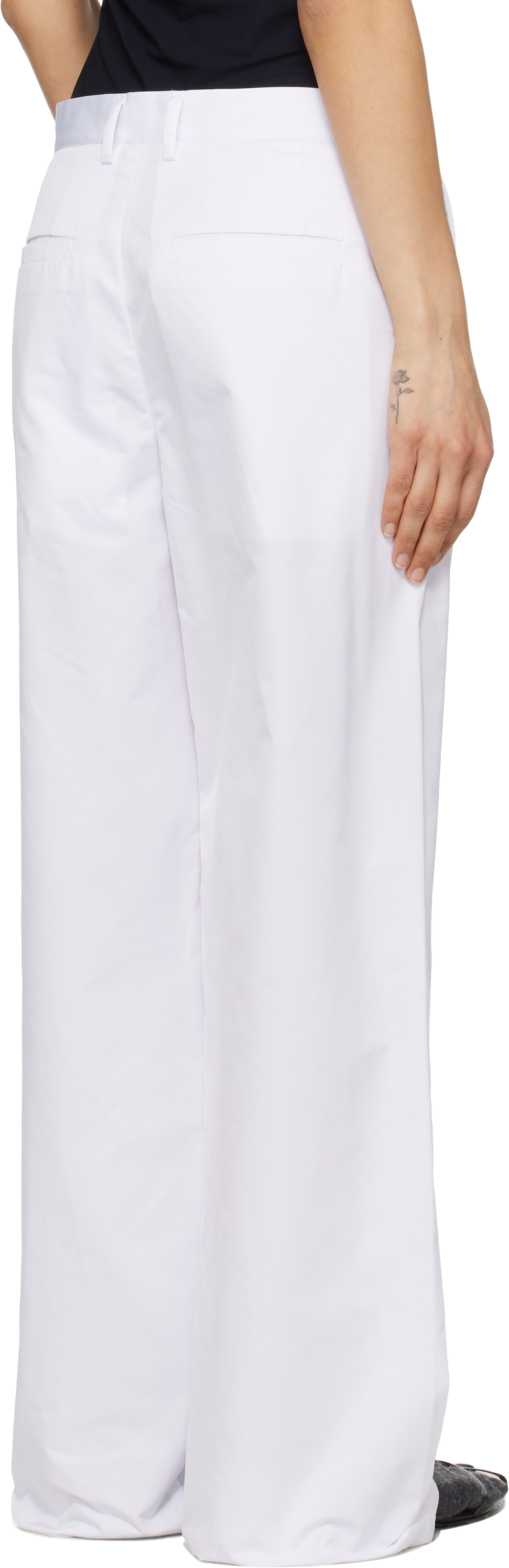LII White Sport Trousers