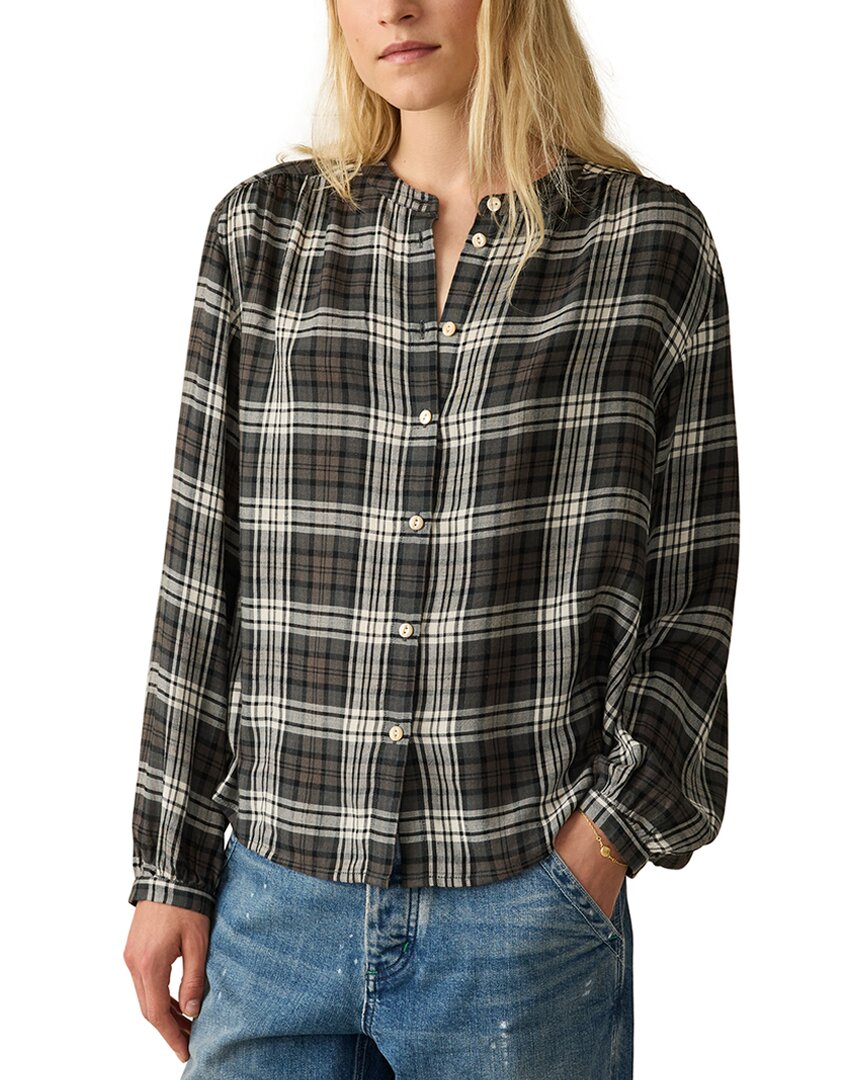 Drift Linen-Blend Top
