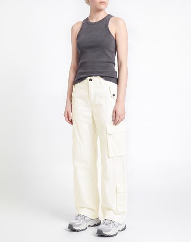 Woman Pants White Size 2 Cotton